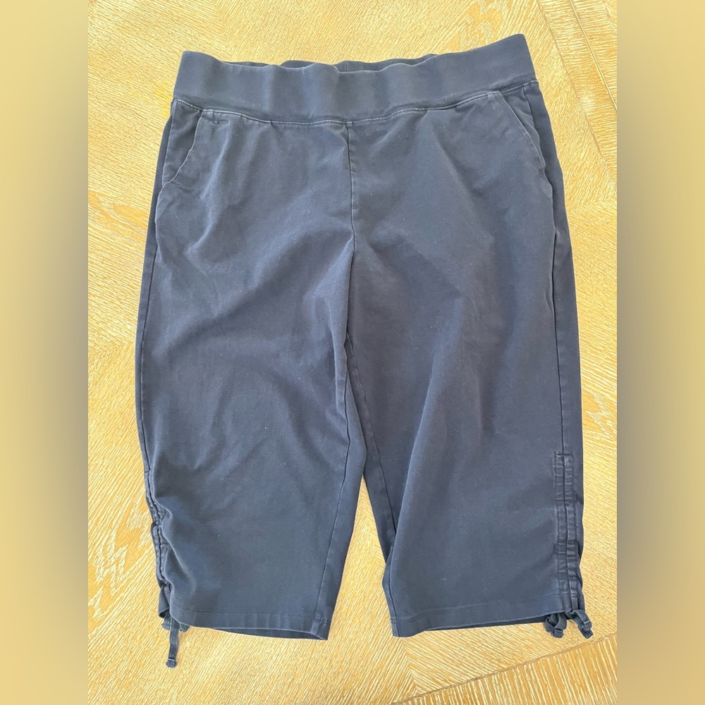 Lauren Ralph Lauren Active Wear Capri Cinched Side Leg Elastic Waist 34” large